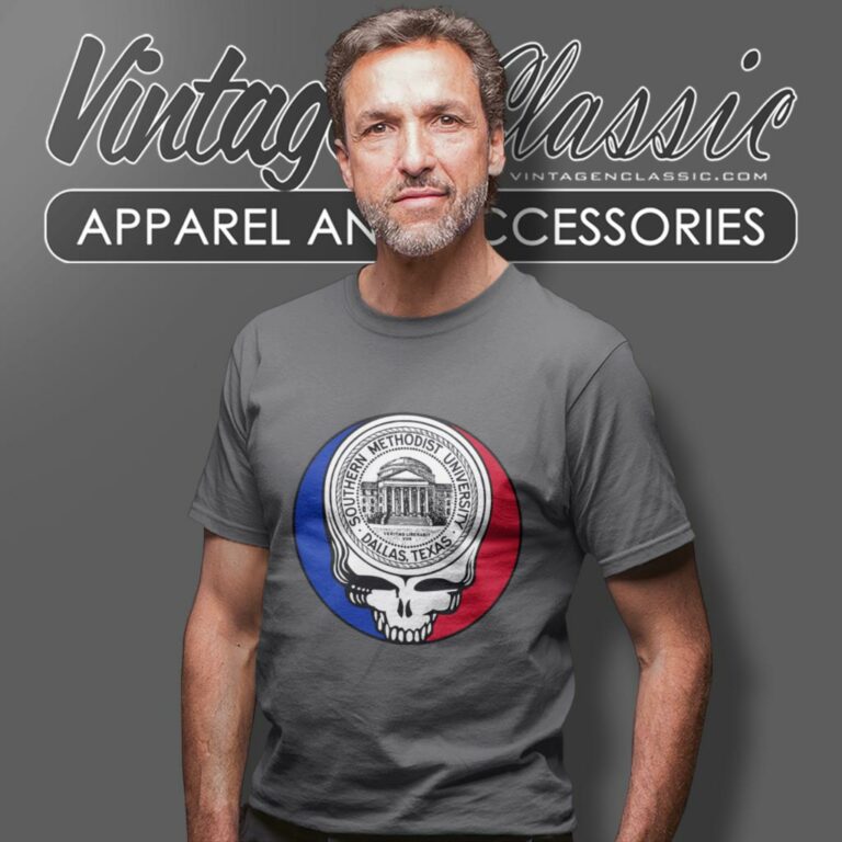 Southern Methodist University Grateful Dead Steal Your Face T Shirt Southern Methodist University Grateful Dead Steal Your Face T Shirt