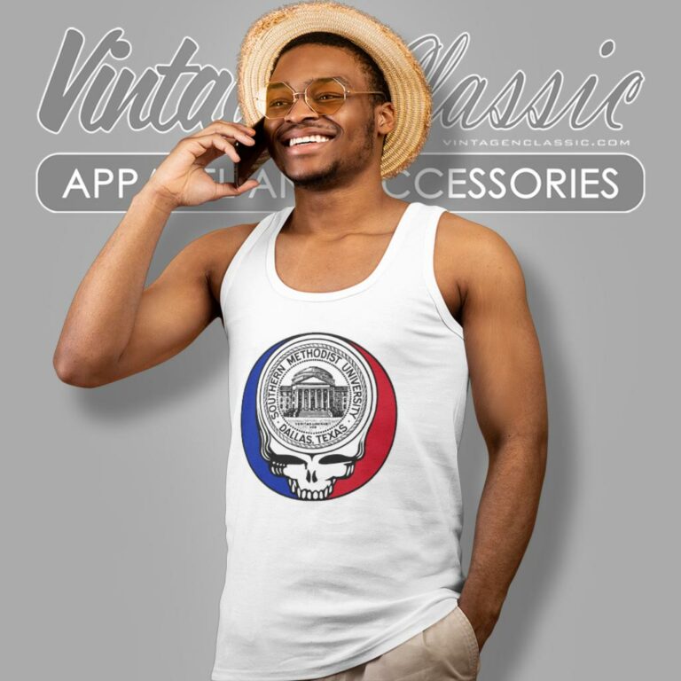 Southern Methodist University Grateful Dead Steal Your Face Tank Top Racerback Southern Methodist University Grateful Dead Steal Your Face Tank Top Racerback