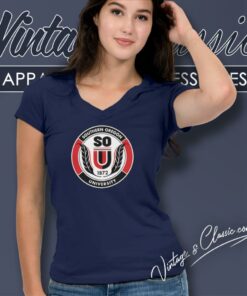 Southern Oregon University Logo V Neck TShirt