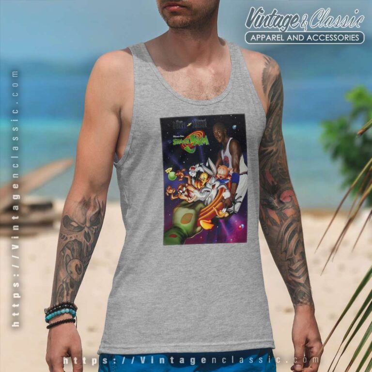 Space Jam Looney Tunes Michael Jordan Tank Top Racerback Space Jam Looney Tunes Michael Jordan Tank Top Racerback