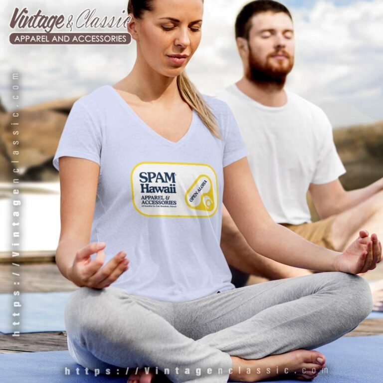 Spam Maui Shirt Spam Brand Hawaii Open Aloha V Neck TShirt Spam Maui Shirt Spam Brand Hawaii Open Aloha V Neck TShirt