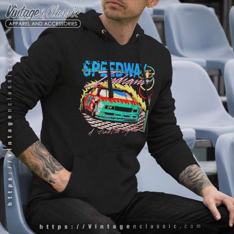 Speedway Indiana Nascar Racing Flames Vintage Hoodie Speedway Indiana Nascar Racing Flames Vintage Hoodie
