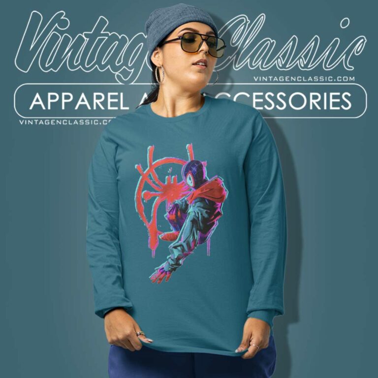 Spider Man Across The Spider Verse Long Sleeve Tee Spider Man Across The Spider Verse Long Sleeve Tee