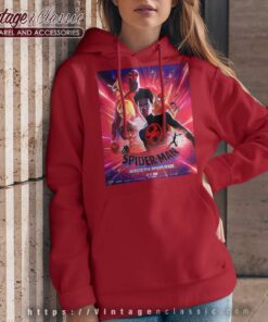 Spider Man Across The Spider Verse Poster Hoodie