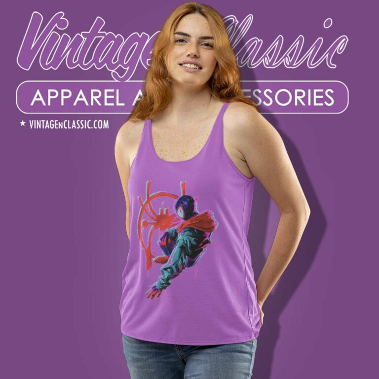 Spider Man Across The Spider Verse Tank Top Racerback Spider Man Across The Spider Verse Tank Top Racerback