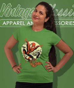 Spider Man Happy Halloween Shirt Women TShirt