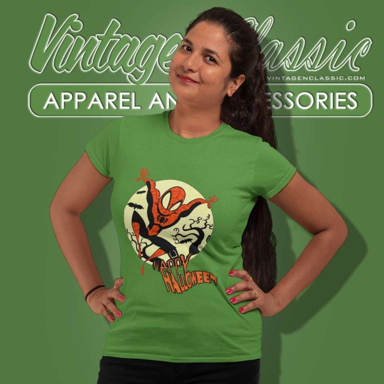 Spider Man Happy Halloween Shirt Women TShirt Spider Man Happy Halloween Shirt Women TShirt