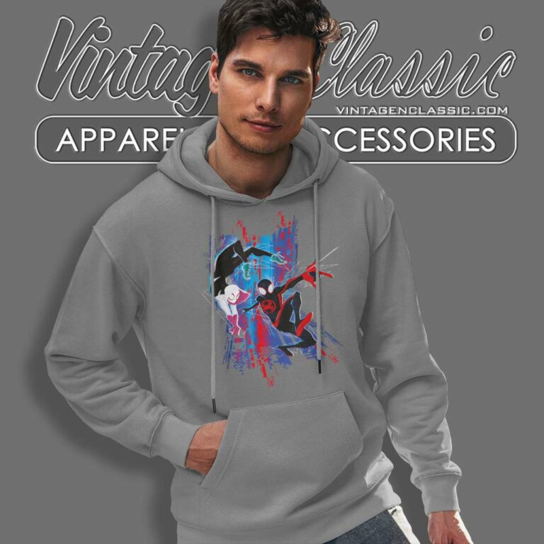 Spider Man Shirt Across The Spider Verse Miles And Gwen Hoodie Spider Man Shirt Across The Spider Verse Miles And Gwen Hoodie