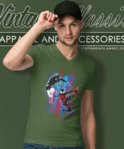 Spider Man Shirt Across The Spider Verse Miles And Gwen V Neck TShirt
