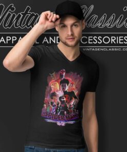 Spider Man Shirt Across The Spider Verse Part One V Neck TShirt