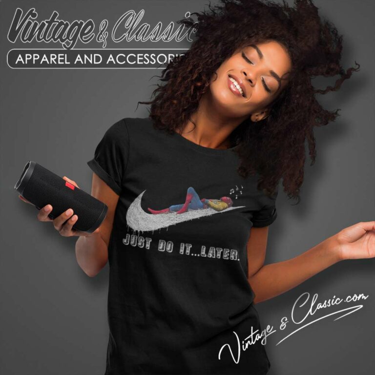 Spider man Just Do It Later Women TShirt Spider man Just Do It Later Women TShirt