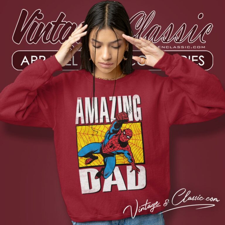 Spiderman Amazing Dad Sweatshirt Spiderman Amazing Dad Sweatshirt