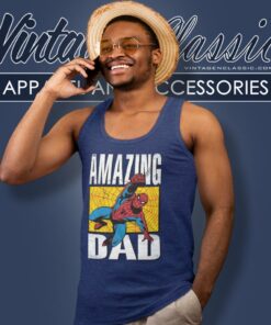 Spiderman Amazing Dad Tank Top Racerback