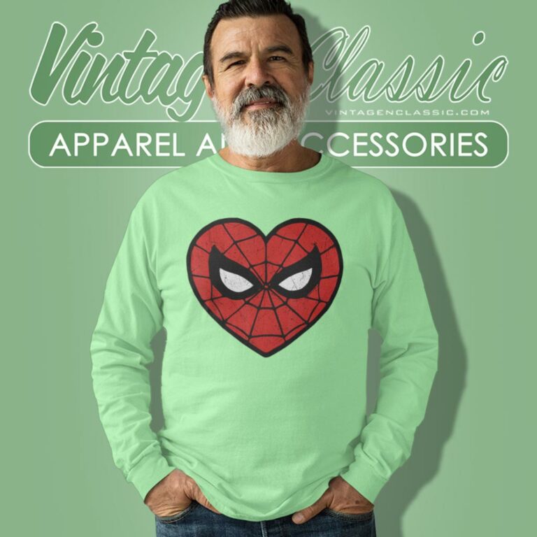 Spiderman Face Mask Long Sleeve Tee Spiderman Face Mask Long Sleeve Tee