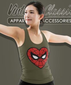 Spiderman Face Mask Tank Top Racerback