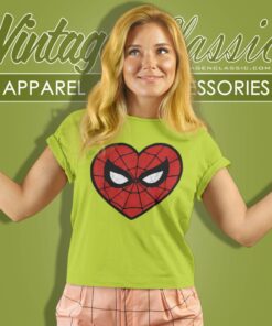 Spiderman Face Mask Women T Shirt