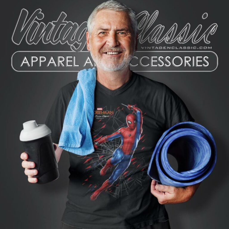 Spiderman Far From Home V Neck TShirt Spiderman Far From Home V Neck TShirt