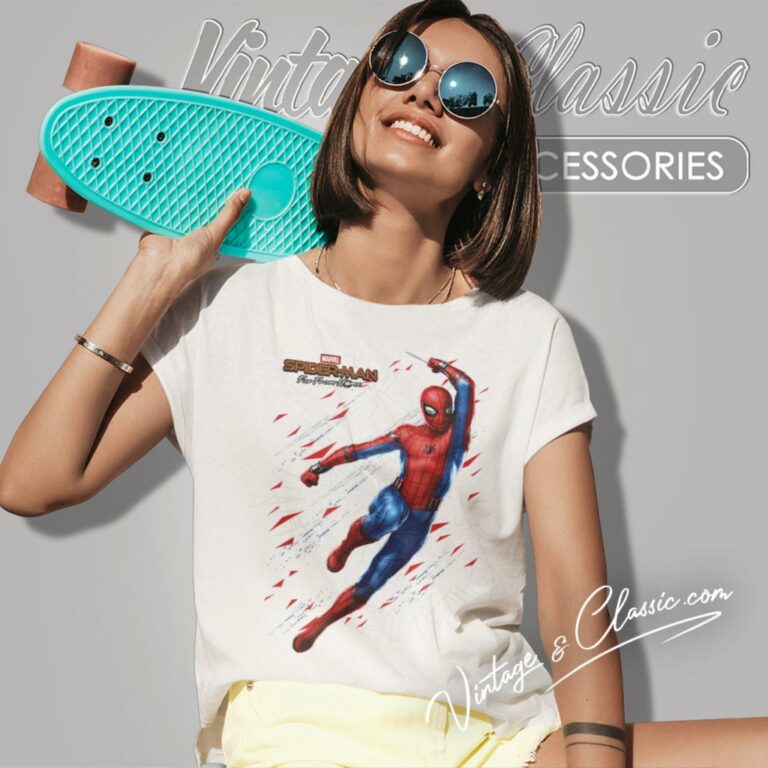 Spiderman Far From Home Women T Shirt Spiderman Far From Home Women T Shirt