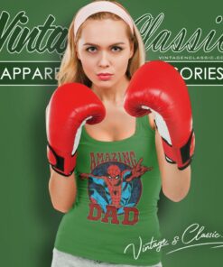 Spiderman Fathers Dad Tank Top Racerback