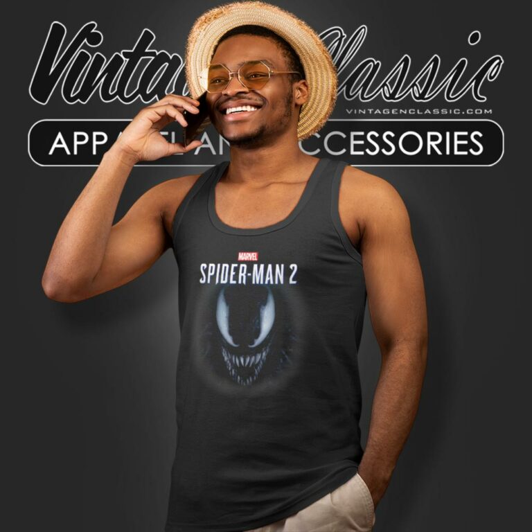 Spiderman Game Venom Face Tank Top Racerback Spiderman Game Venom Face Tank Top Racerback