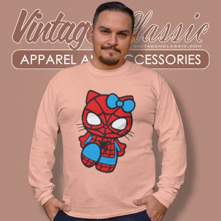 Spiderman Hello Kitty Long Sleeve Tee Spiderman Hello Kitty Long Sleeve Tee