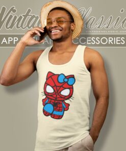Spiderman Hello Kitty Tank Top Racerback