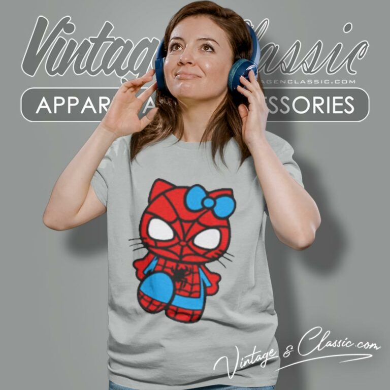 Spiderman Hello Kitty Women T Shirt Spiderman Hello Kitty Women T Shirt
