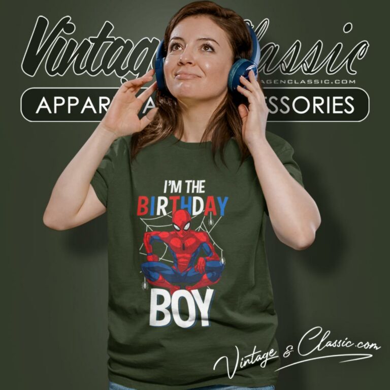 Spiderman Im The Birthday Boy Women T Shirt Spiderman Im The Birthday Boy Women T Shirt