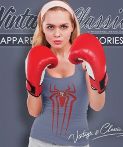 Spiderman Logo In 49ers Tank Top Racerback