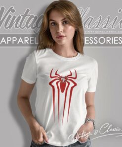 Spiderman Logo In 49ers Women T Shirt