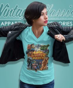 Spiderman Marvel Mania V Neck TShirt