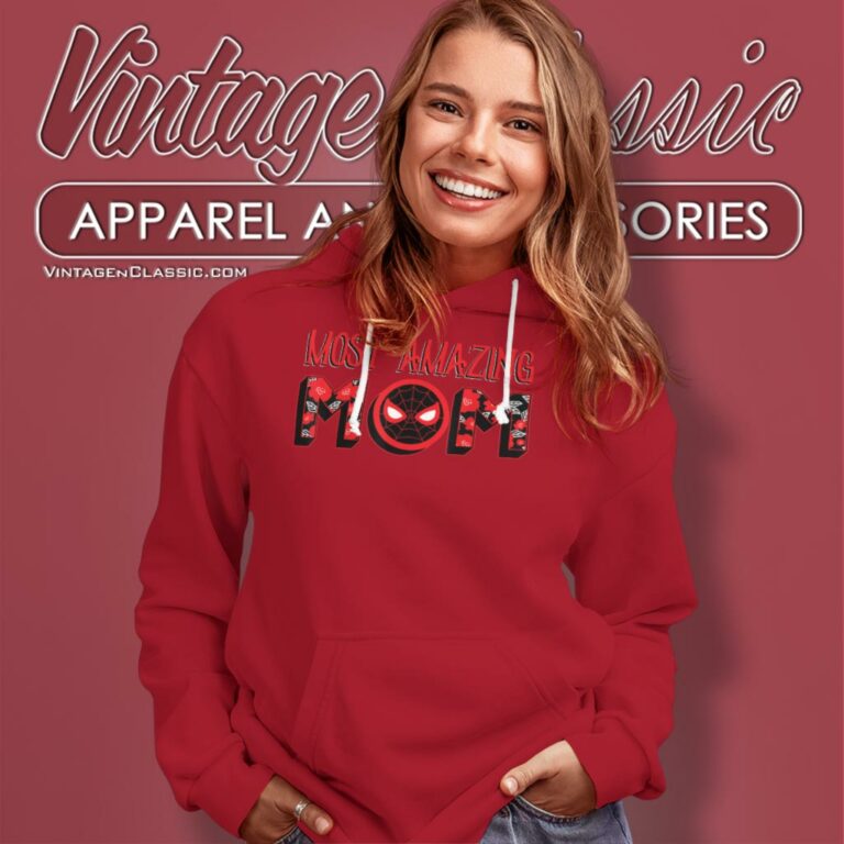 Spiderman Most Amazing Mom Hoodie Spiderman Most Amazing Mom Hoodie