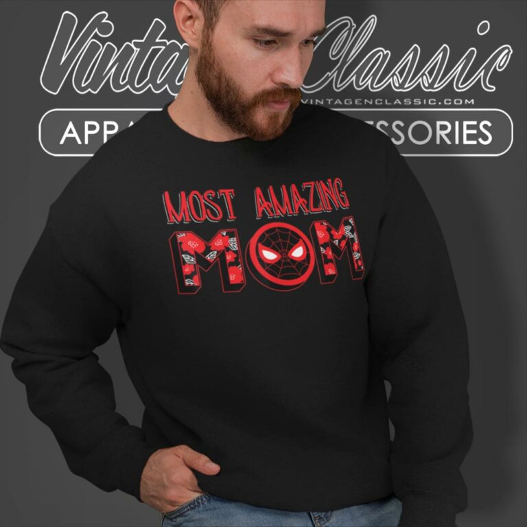 Spiderman Most Amazing Mom Sweatshirt Spiderman Most Amazing Mom Sweatshirt
