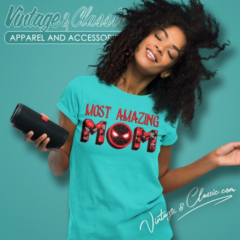 Spiderman Most Amazing Mom Women T Shirt Spiderman Most Amazing Mom Women T Shirt