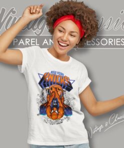 Spiderman New York Knicks Women T Shirt