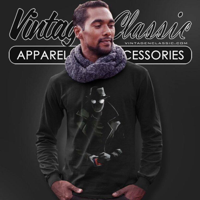 Spiderman Noir Cartoon Artwork Long Sleeve Tee Spiderman Noir Cartoon Artwork Long Sleeve Tee