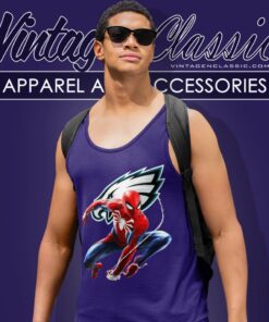 Spiderman Philadelphia Eagles Tank Top Racerback