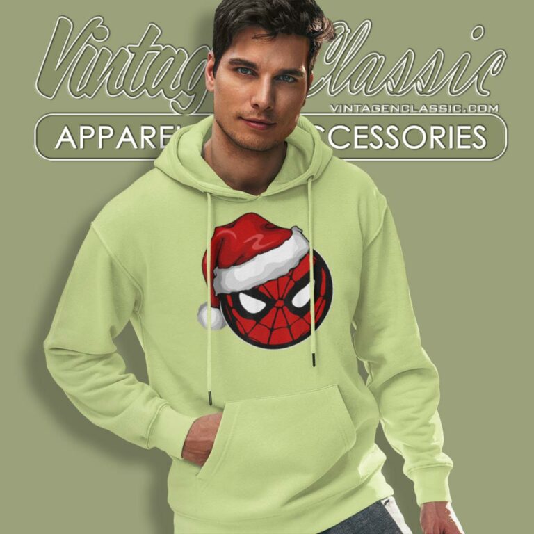 Spiderman Santa Hat Hoodie Spiderman Santa Hat Hoodie