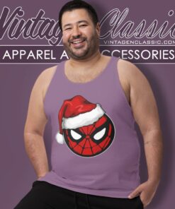 Spiderman Santa Hat Tank Top Racerback