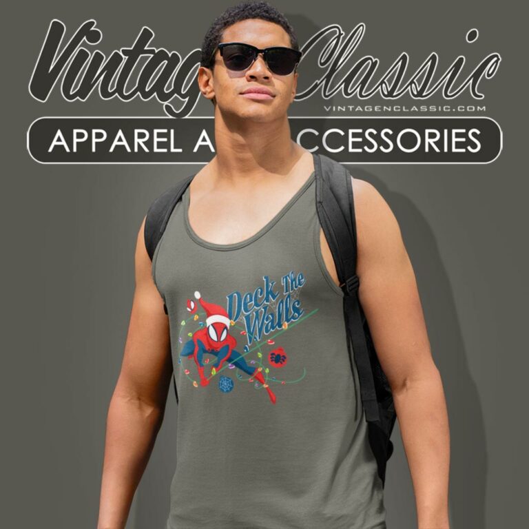 Spiderman Shirt Deck The Walls Holiday Tank Top Racerback Spiderman Shirt Deck The Walls Holiday Tank Top Racerback
