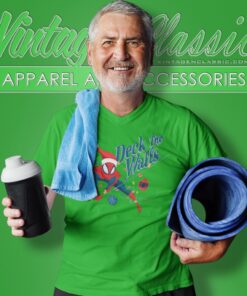 Spiderman Shirt Deck The Walls Holiday V Neck TShirt