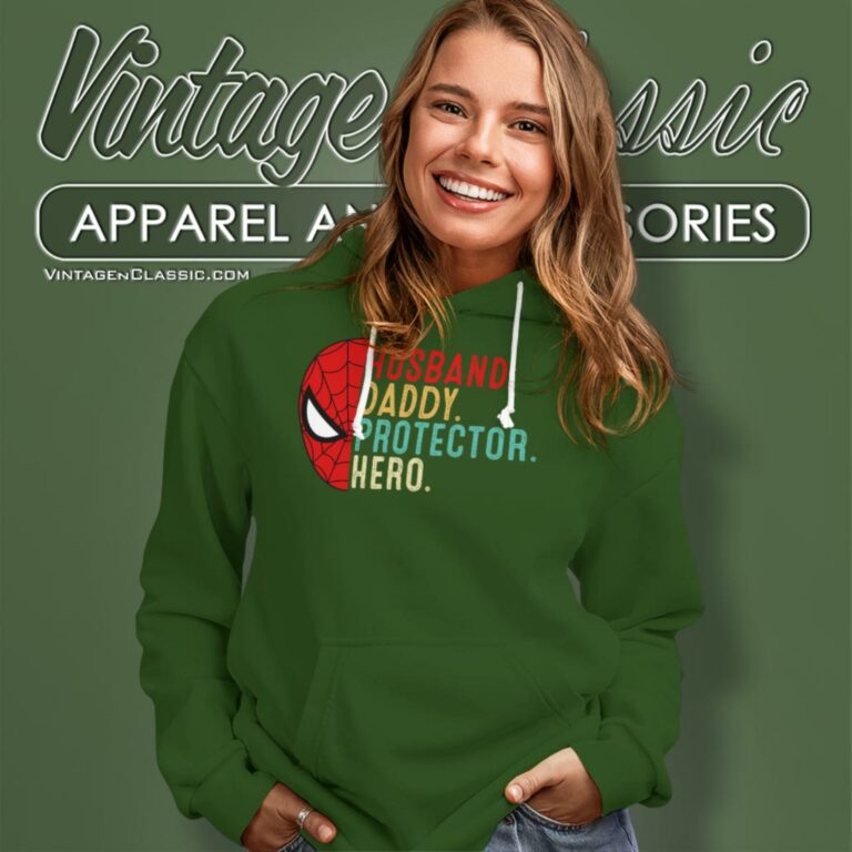 Spiderman Shirt Husband Daddy Protector Hero Hoodie Spiderman Shirt Husband Daddy Protector Hero Hoodie