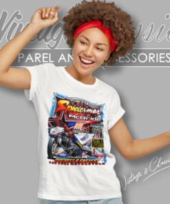 Spiderman Shirt Mcbride Trim Tex Motorcycle Women T Shirt