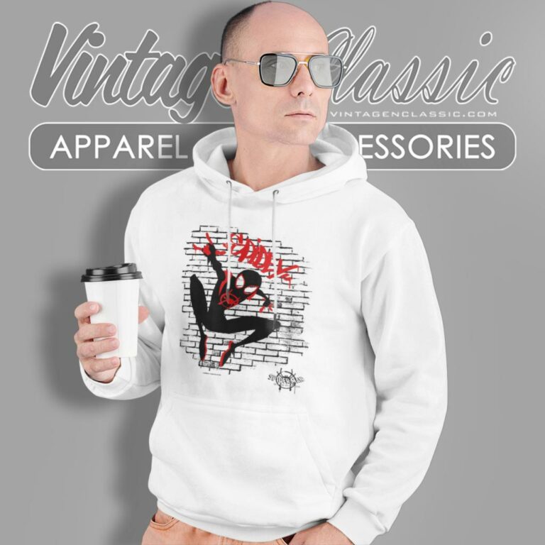 Spiderman Spiderverse Graffiti Hoodie Spiderman Spiderverse Graffiti Hoodie