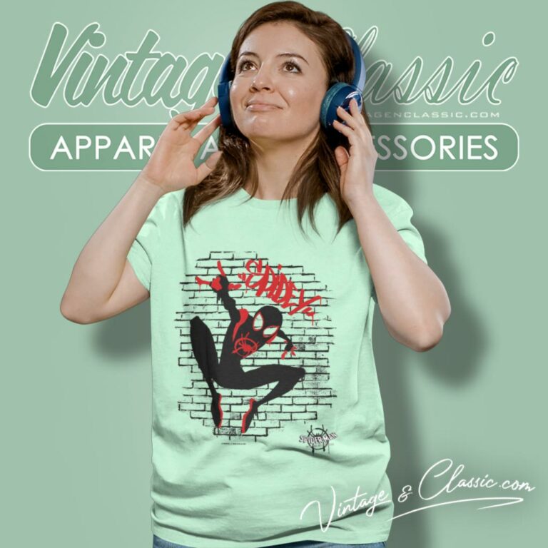 Spiderman Spiderverse Graffiti Women T Shirt Spiderman Spiderverse Graffiti Women T Shirt