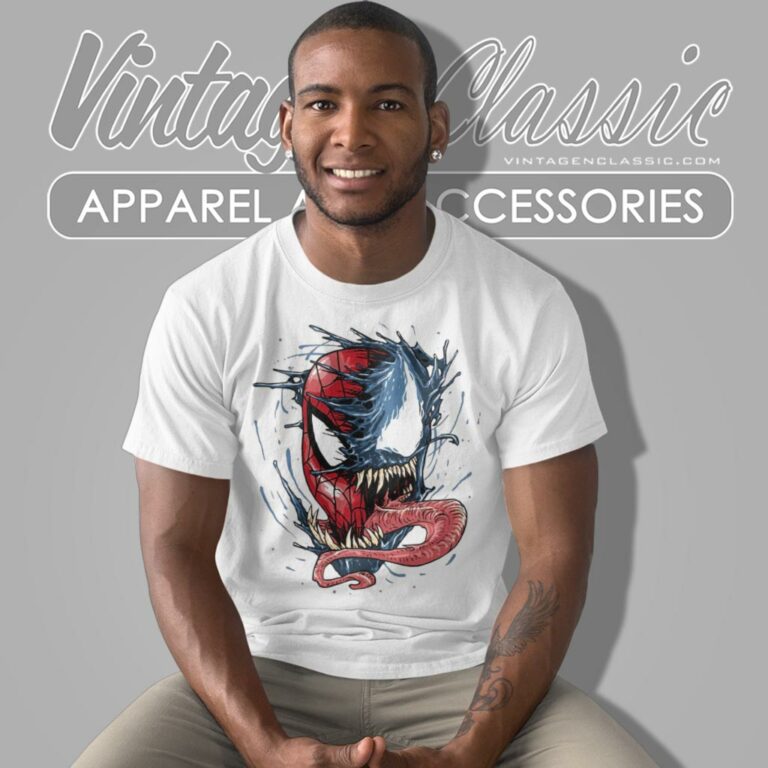 Spiderman Split T Shirt Spiderman Split T Shirt