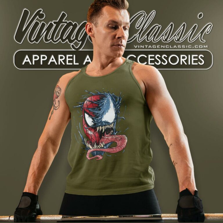 Spiderman Split Tank Top Racerback Spiderman Split Tank Top Racerback