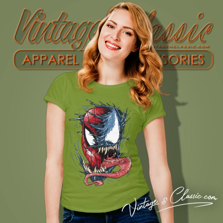 Spiderman Split Women T Shirt Spiderman Split Women T Shirt