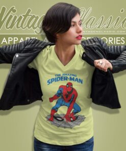 Spiderman The Amazing V Neck TShirt