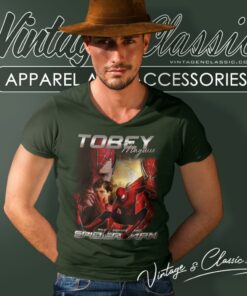 Spiderman Tobey Maguire V Neck TShirt